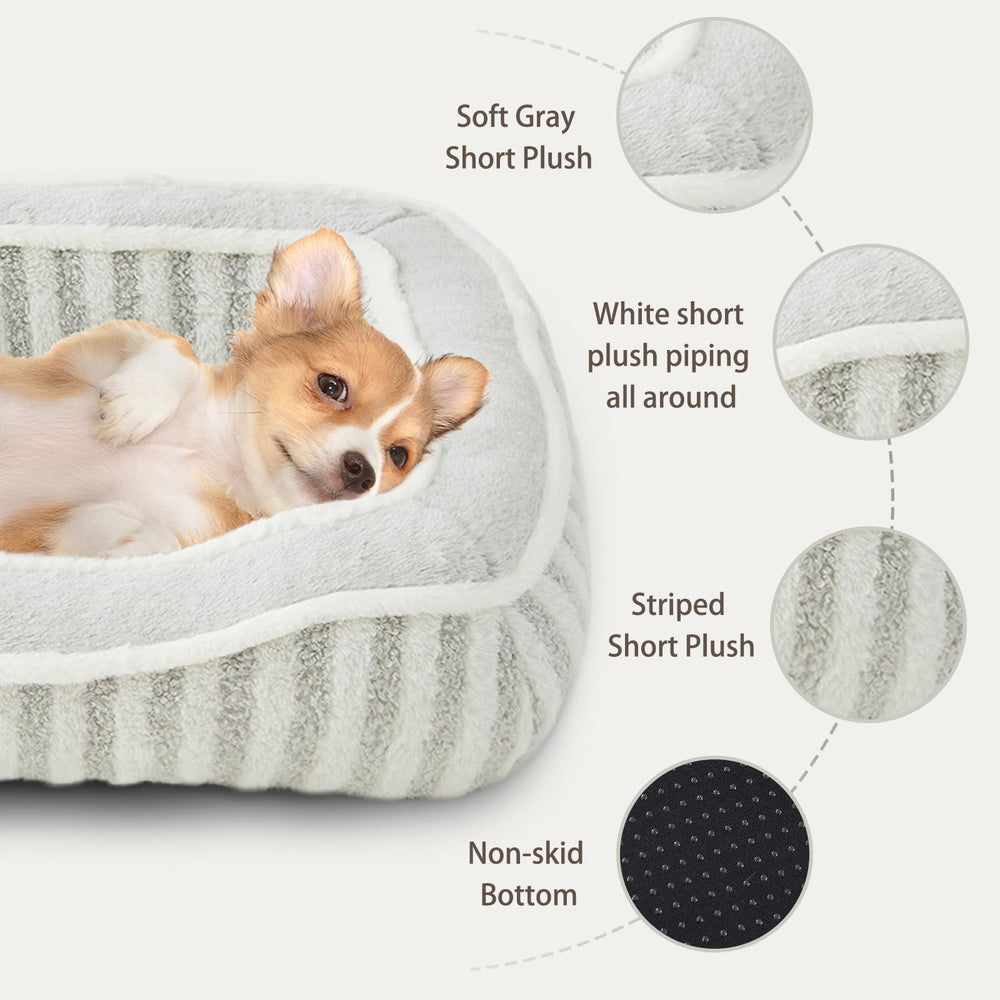 DEBANG HOME dog bed-nonslip-bottom texture demonstrates anti-slip bottom keeps bed in place