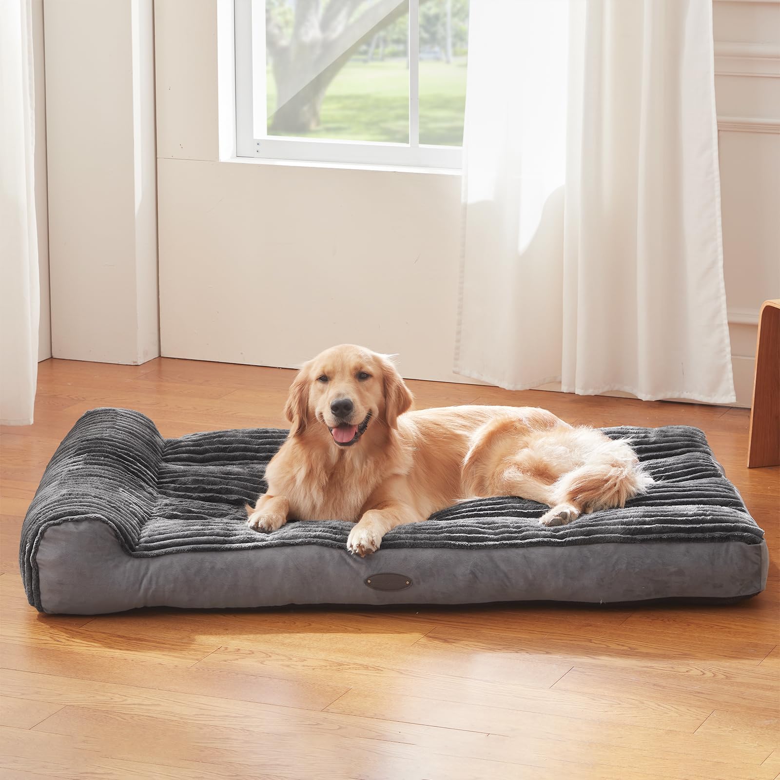 DEBANG HOME dog bed vacuum-packed ships compactly; easy setup after unpacking.