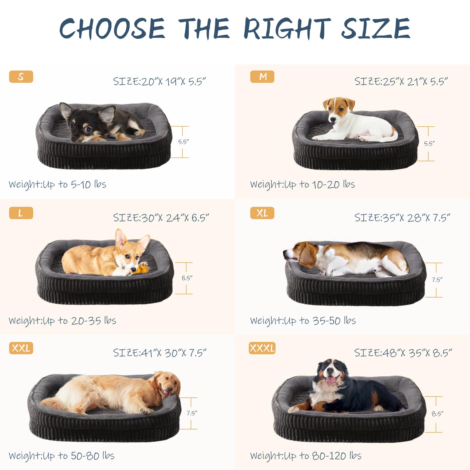 DEBANG HOME non-slip bottom helps keep the bed in place on slippery floors.