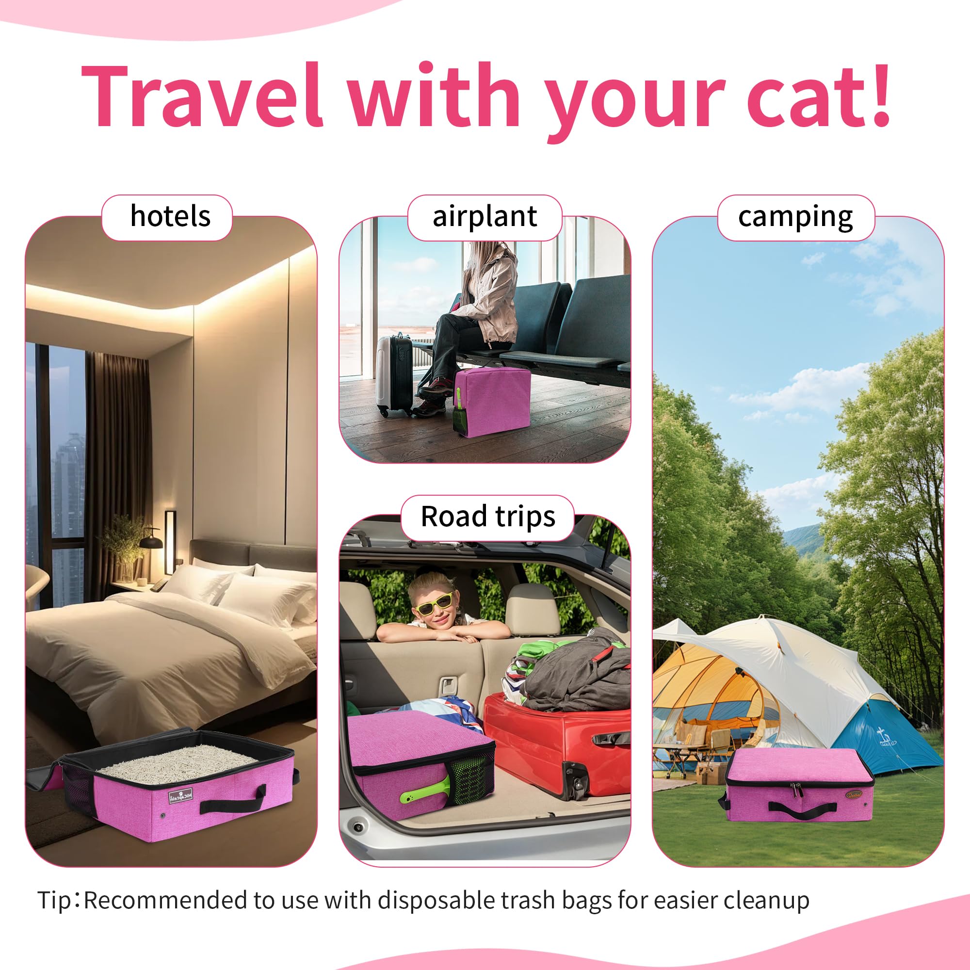 Deblue sealed double-zipper closure to prevent spills and odors.