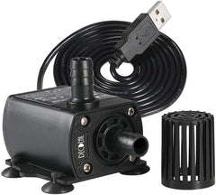 Decdeal submersible pump detachable design simplifies cleaning and maintenance.