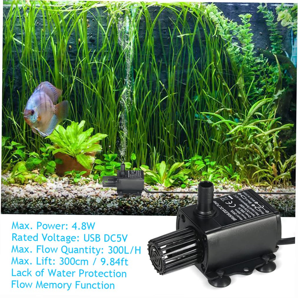 Decdeal submersible pump LED flow indicators help fine tune water flow easily.