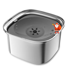 Decflow 3L dog water bowl with floating disk controls drinking rate and reduces spill risk.