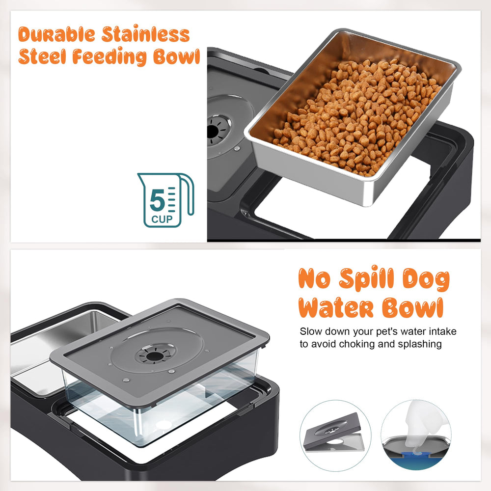 Decflow anti-slip base prevents movement during meals