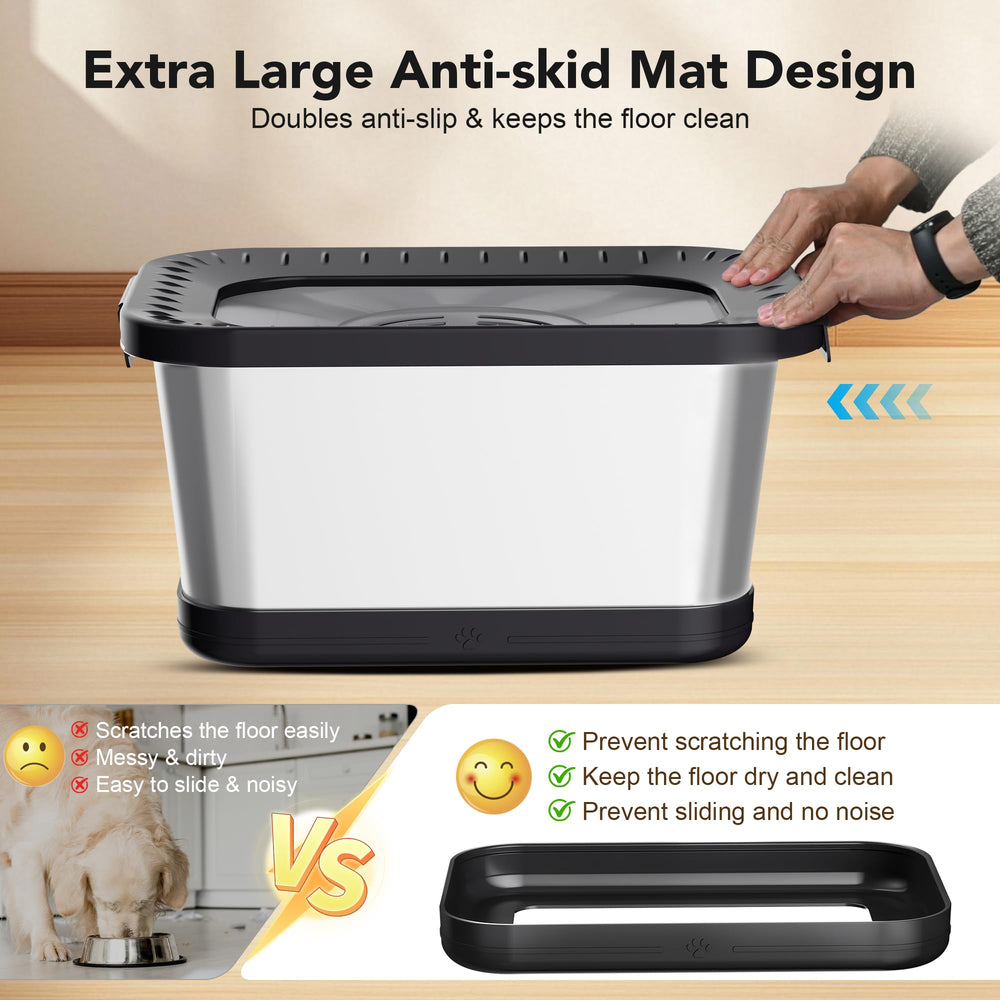 Decflow heavy-duty stainless design resists impact and is easy to clean