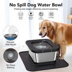 Decflow XXL silicone mat stabilizes the bowl and protects floors.