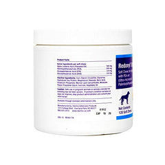Dechra Redonyl soft chews dog eating demonstrates palatable, allergy-friendly daily support.