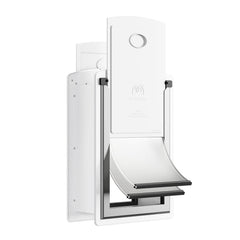 Decormax cat door wall small assembly view showing easy DIY installation