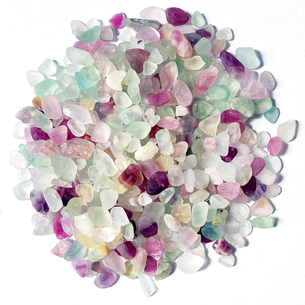 DEEDOCHY fluorite aquarium gravel chips in vibrant colors for plant health and aesthetic appeal.