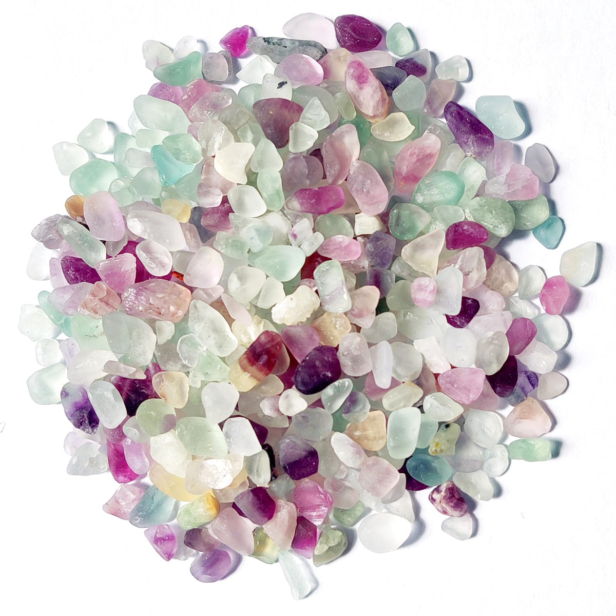 DEEDOCHY fluorite aquarium gravel chips in vibrant colors for plant health and aesthetic appeal.