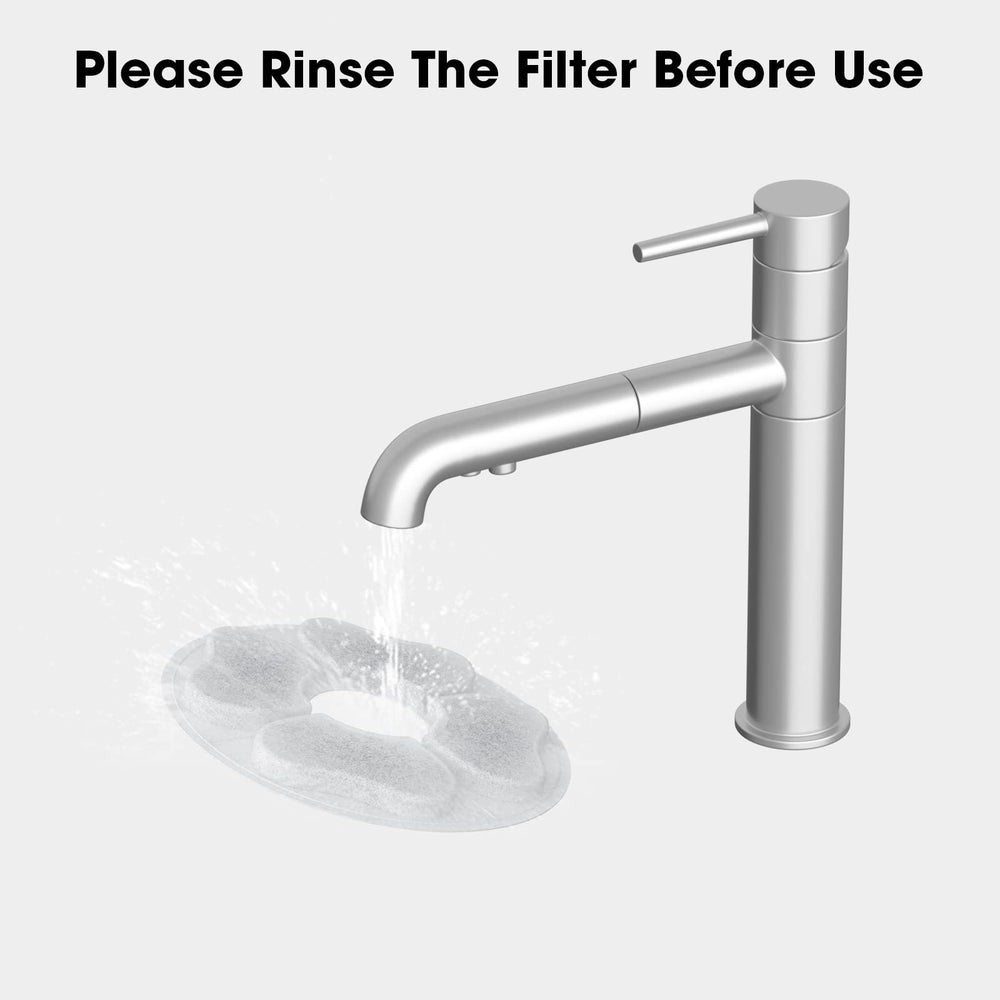 DEEIPET cat fountain with installed filter delivers clearer hydration