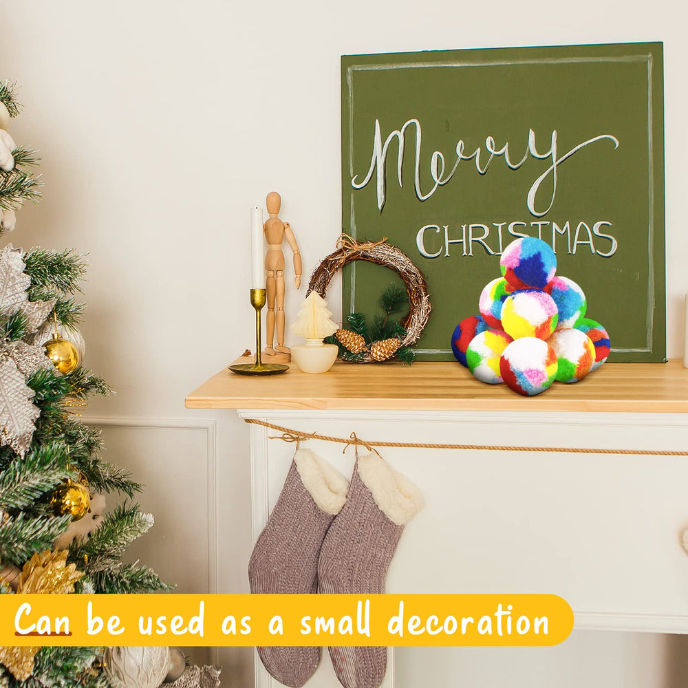 Deekin cat pom pom balls versatile for play and decor crafting use.