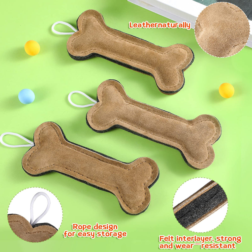 Deekin dog chew toy with rope handle ready for tug and fetch sessions.