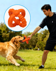 Deeow Chew Proof Toy features concave-convex texture to prevent slips.