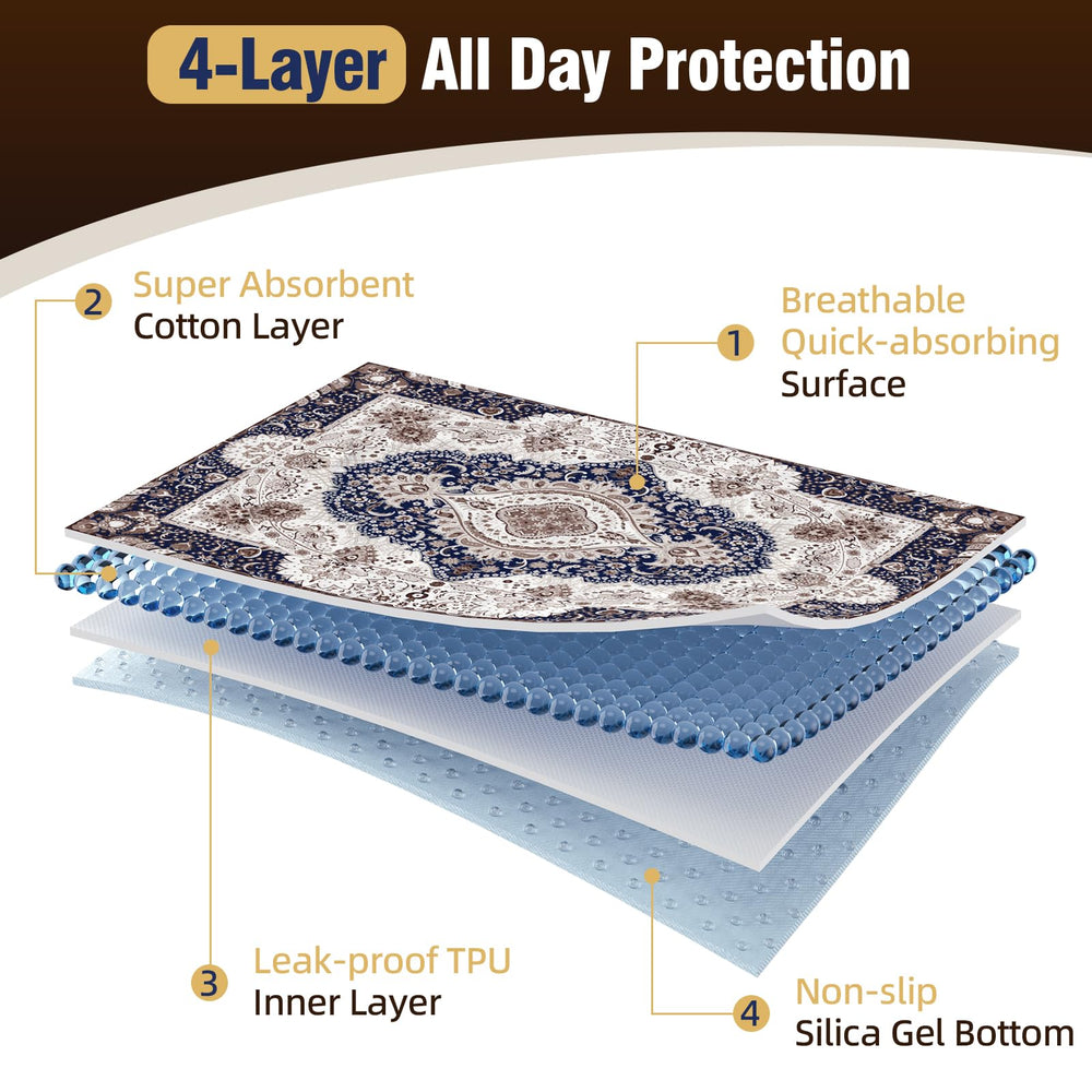 Deep Dear Multi-purpose pads in crates, beds, and travel illustrate versatility.