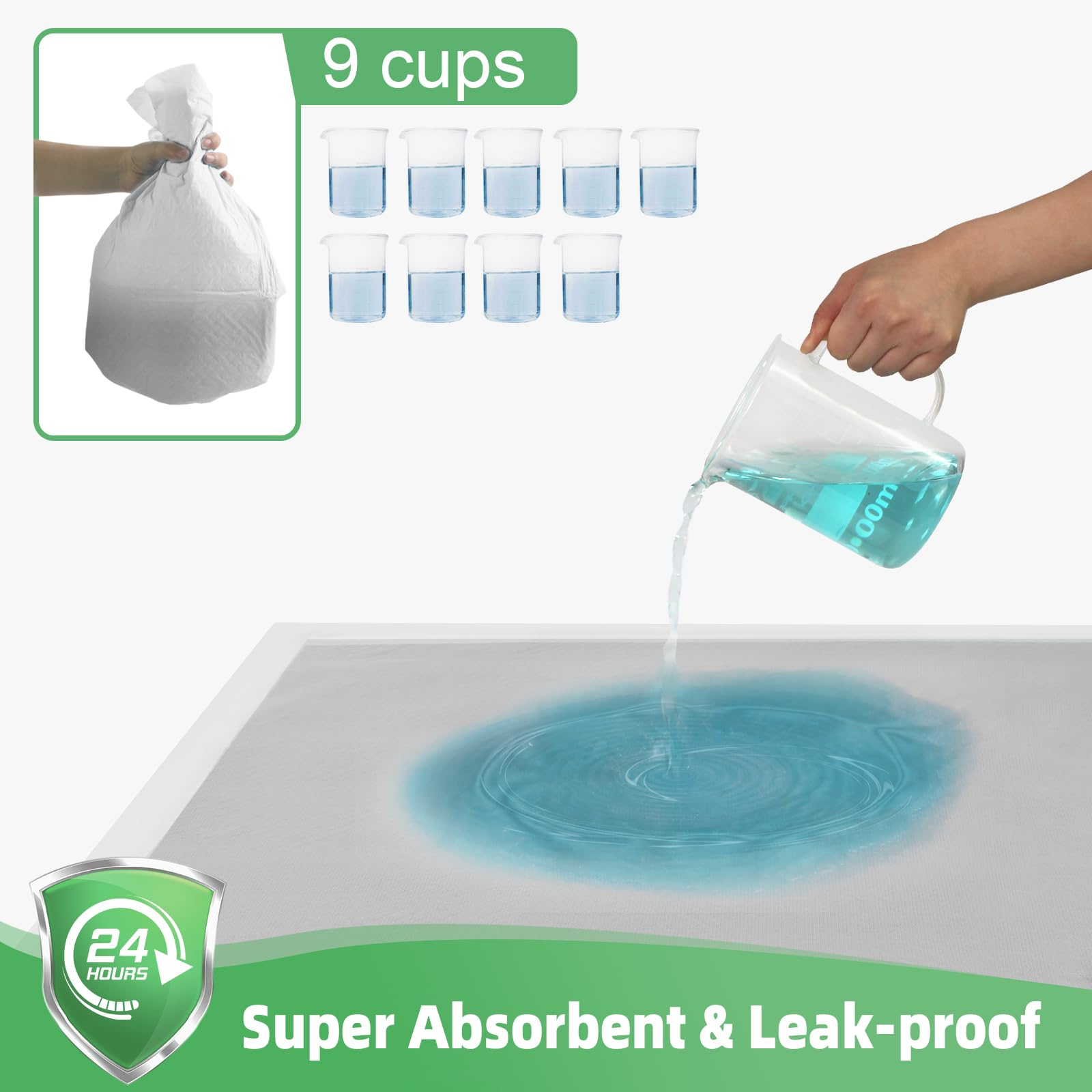 Deep Dear activated-carbon layer helps neutralize smells effectively.