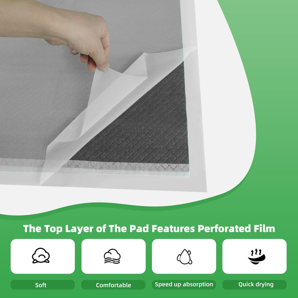 Deep Dear XL pad six-layer protection prevents leaks and odors.