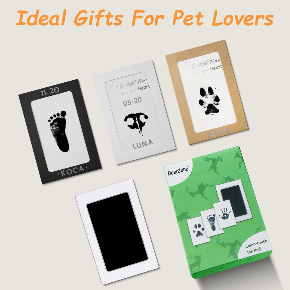 DeerZone Inkless Paw Print Kit gift-ready packaging perfect for pet-loving occasions.