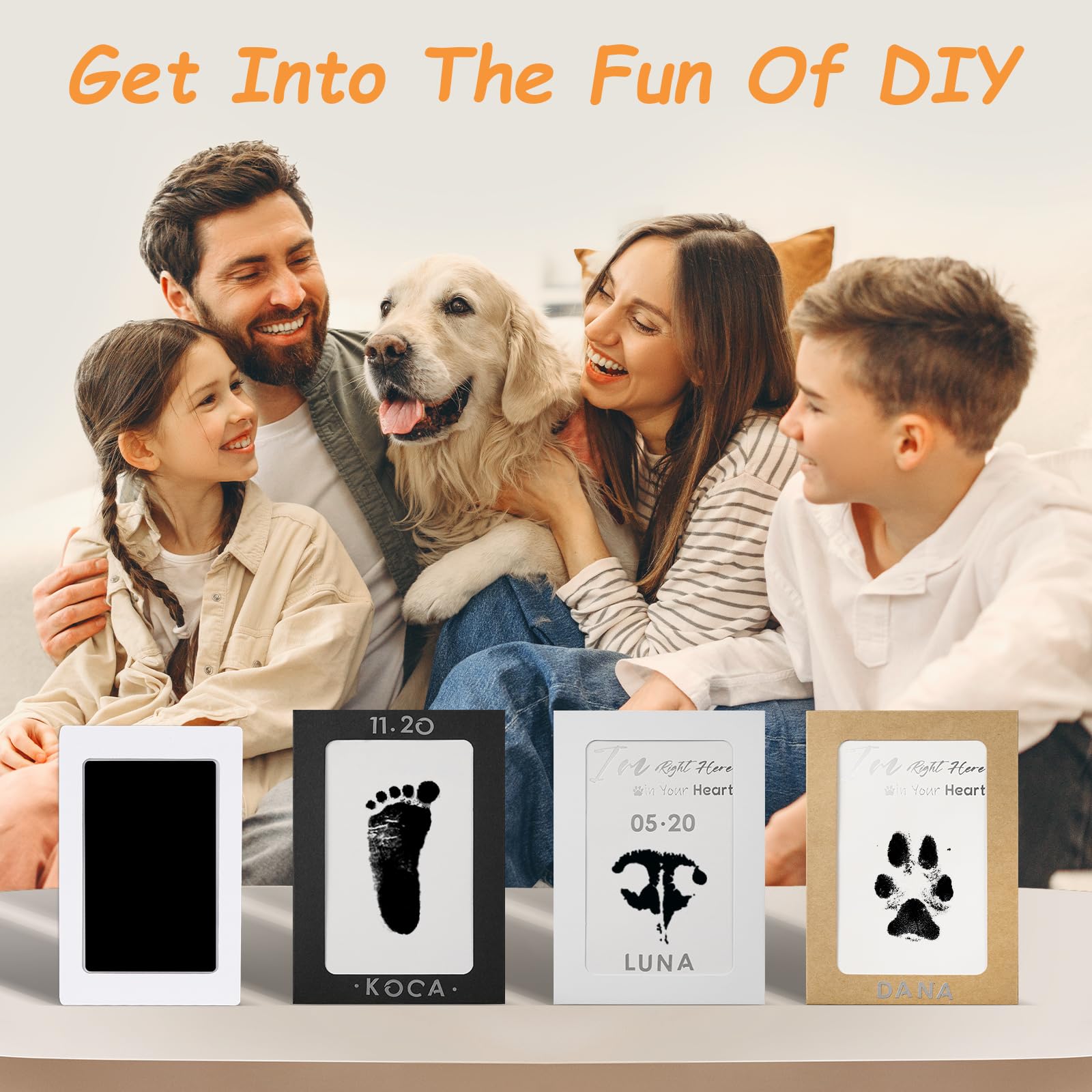 DeerZone Inkless Paw Print Kit creates display-ready keepsakes