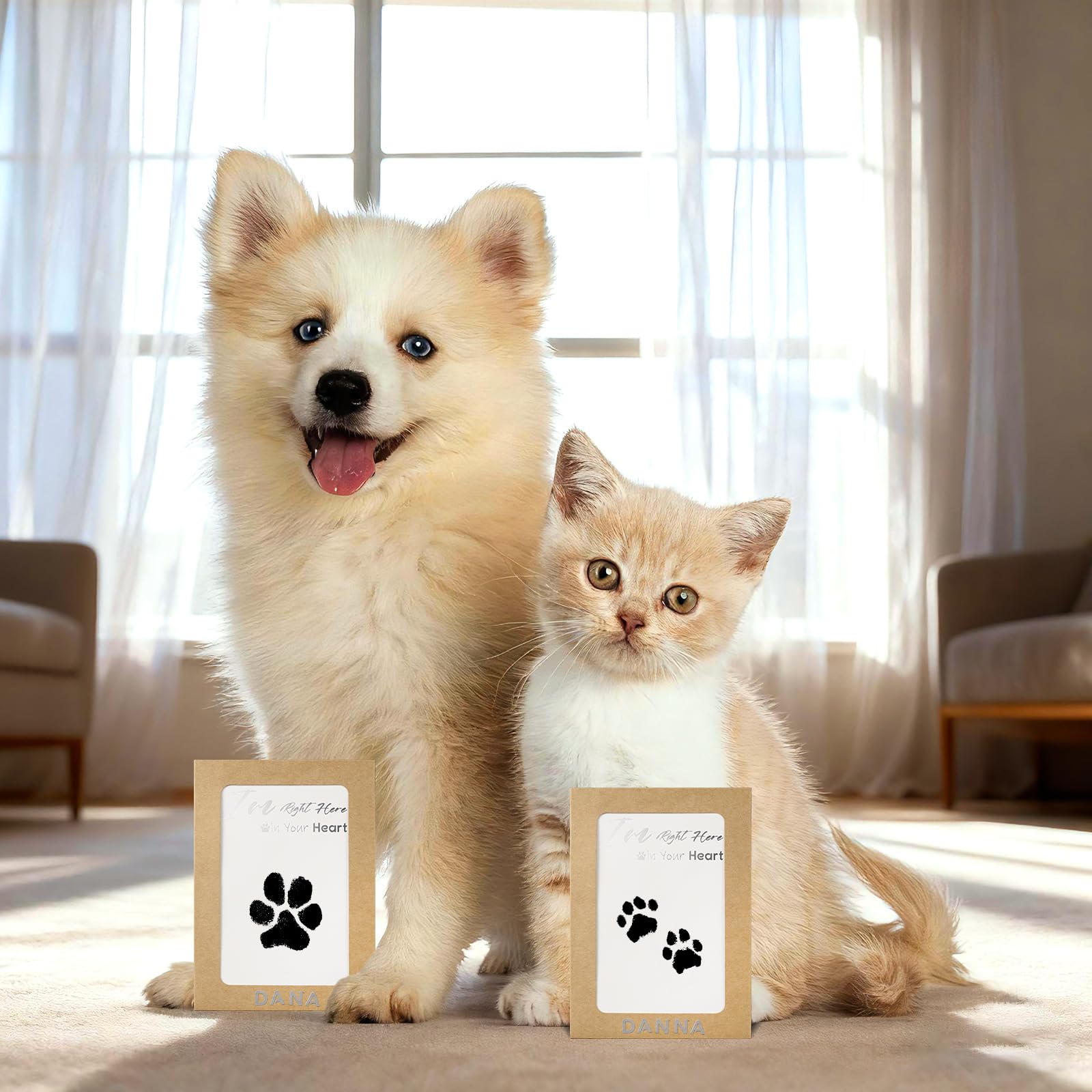DeerZone Inkless Paw Print Kit quick-dry prints capture memories before they fade.