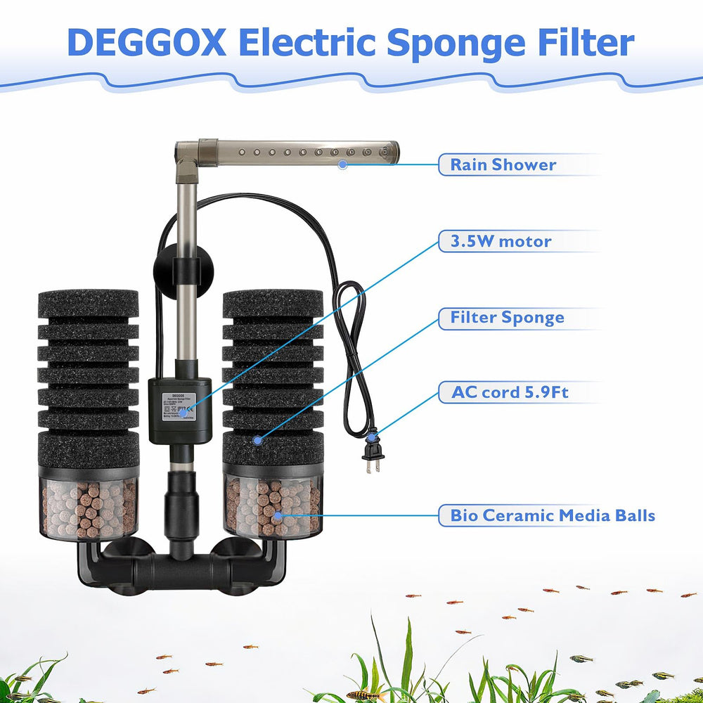 DEGGOX bioceramic media balls support beneficial bacteria and clearer water