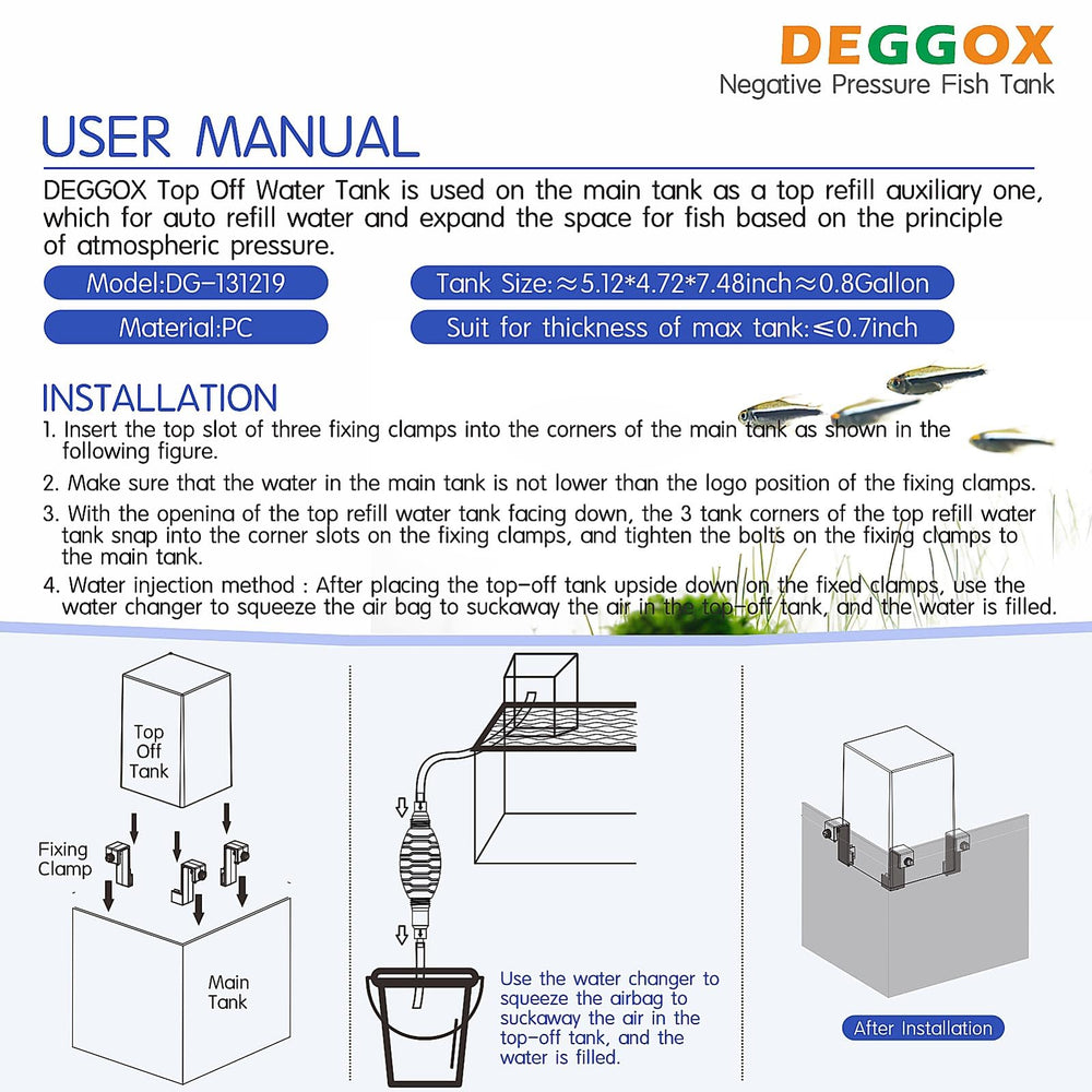 DEGGOX unique-aquarium-decor-tower adds stylish decor plus a functional habitat centerpiece.