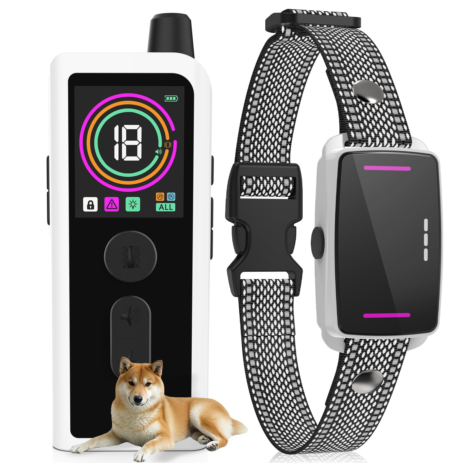 DEIREG dog training collar remote control highlights easy command delivery for faster training.