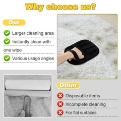 Deisunpet glove removes dog and cat hair from fabrics