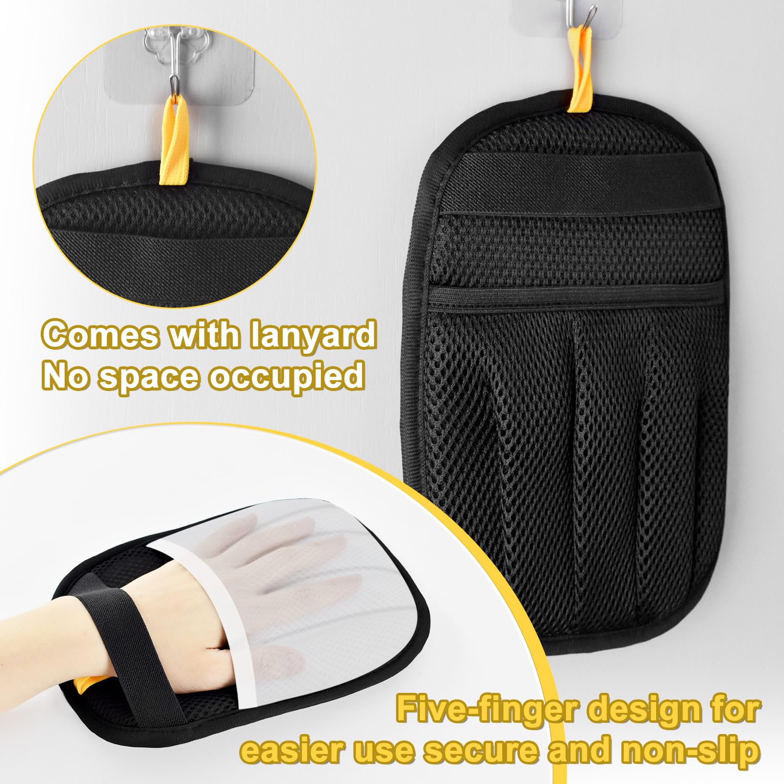 Deisunpet large five-finger design covers bigger areas