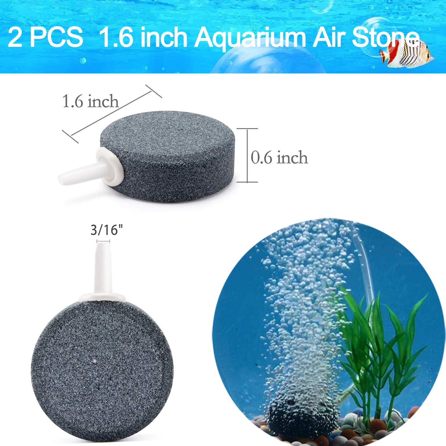 Dekago check valves prevent back siphoning to protect aquarium water.