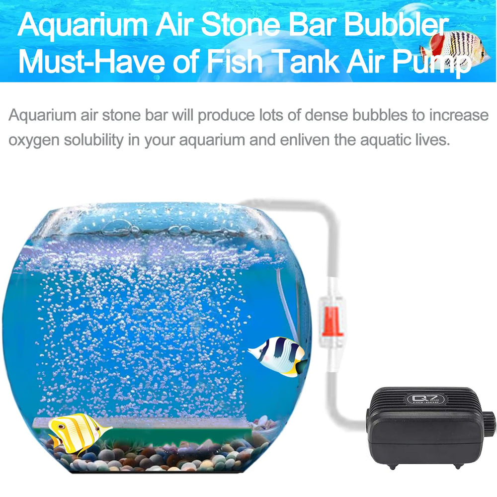 DeKago mineral airstone with green base safe for fish and roots