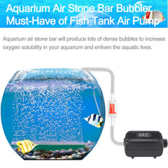 DeKago mineral airstone with green base safe for fish and roots