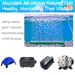 DeKago rectangle bubble wall diffuser enables even diffusion in small tanks