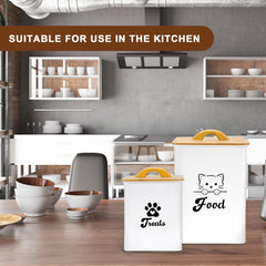 Dekosilave airtight lids keep cat treats fresh and odors contained.