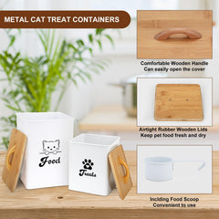 Dekosilave durable metal canisters with food-grade coating resist rust.