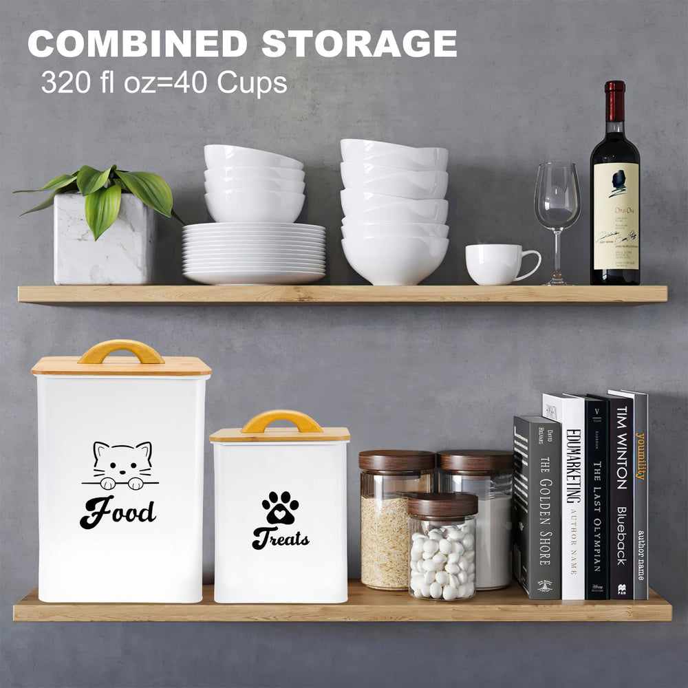 Dekosilave sealed lid helps odor control and fresh storage of cat snacks.