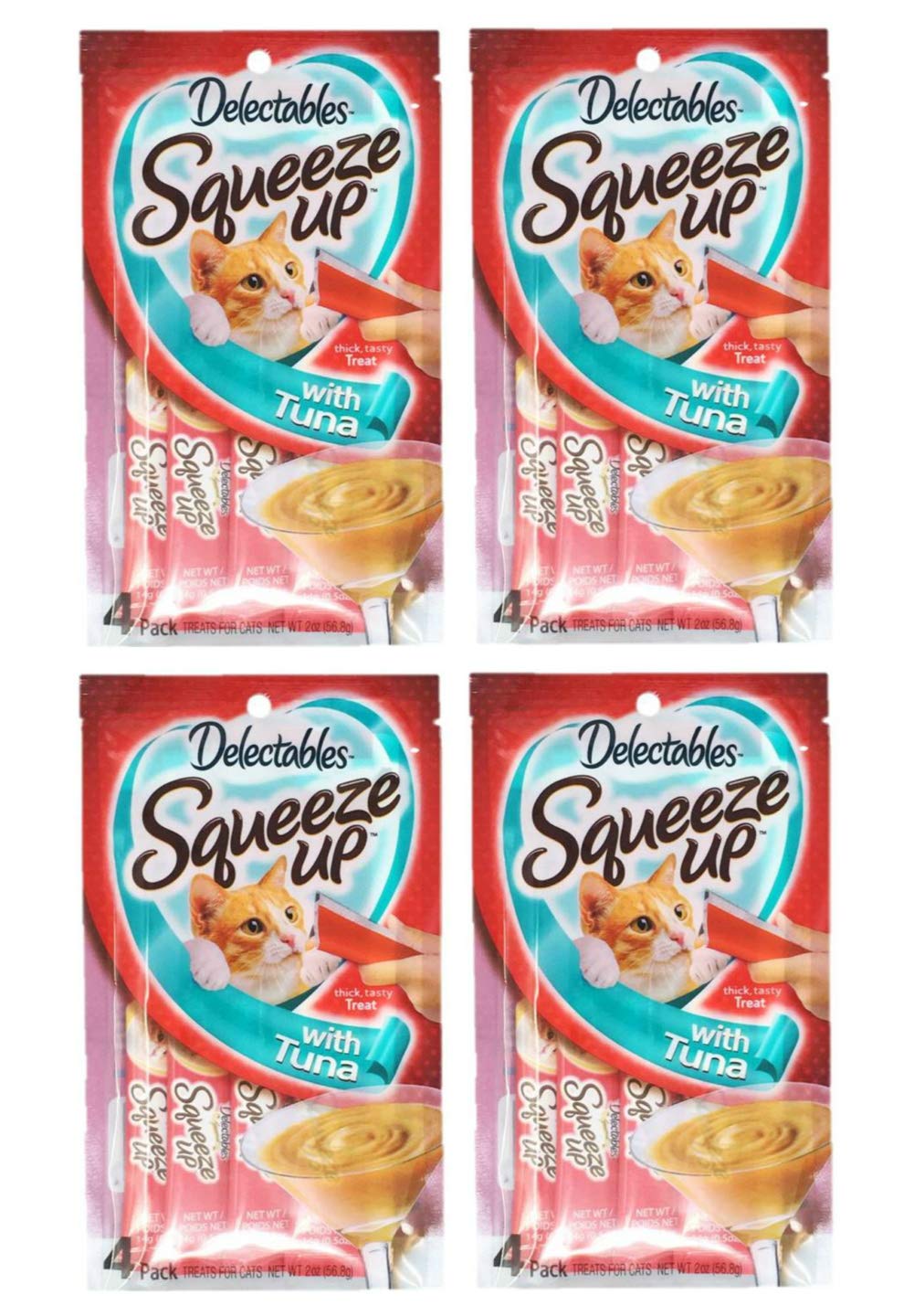 Delectables Squeeze Up tuna pouch bundle for bonding and enticing finicky eaters during treat time.