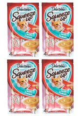 Delectables Squeeze Up tuna pouch bundle for bonding and enticing finicky eaters during treat time.