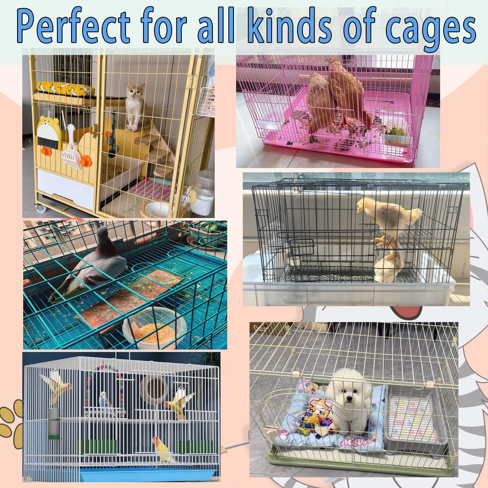 Delllala easy cage maintenance kit simplifies pet cage chores