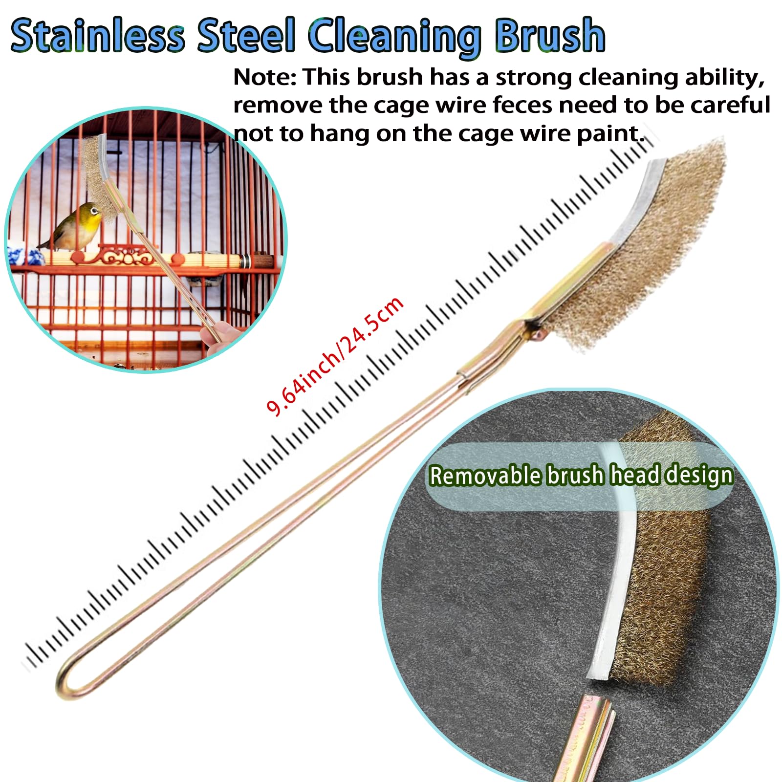 Delllala small animal cage cleaner suitable for hamsters, rabbits, guinea pigs