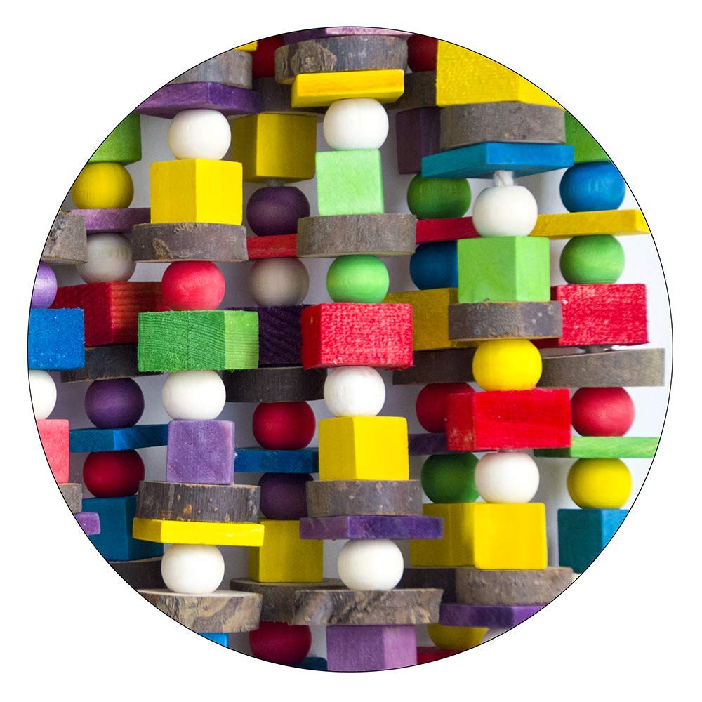 Deloky parrot toy metal chain construction demonstrates durable, layered design