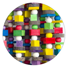 Deloky parrot toy metal chain construction demonstrates durable, layered design