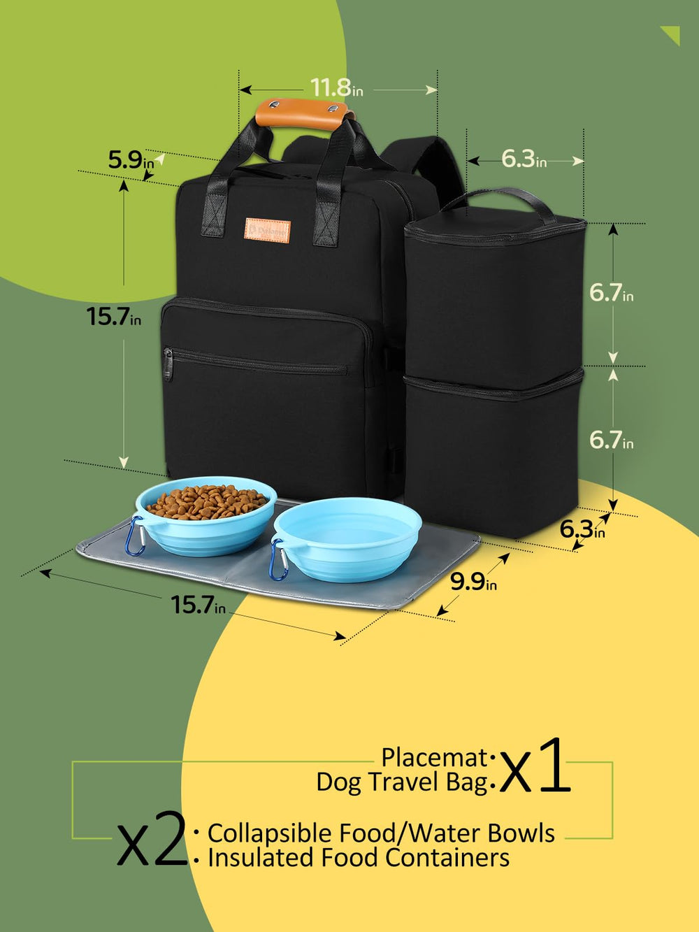 DELOMO Dog Travel Bag airline-approved under-seat fits planeside storage.
