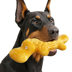 DELOMO indestructible dog toy for aggressive chewers, built for long chew sessions.