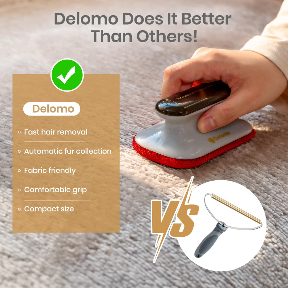 DELOMO pet hair eraser makes a thoughtful gift for pet owners