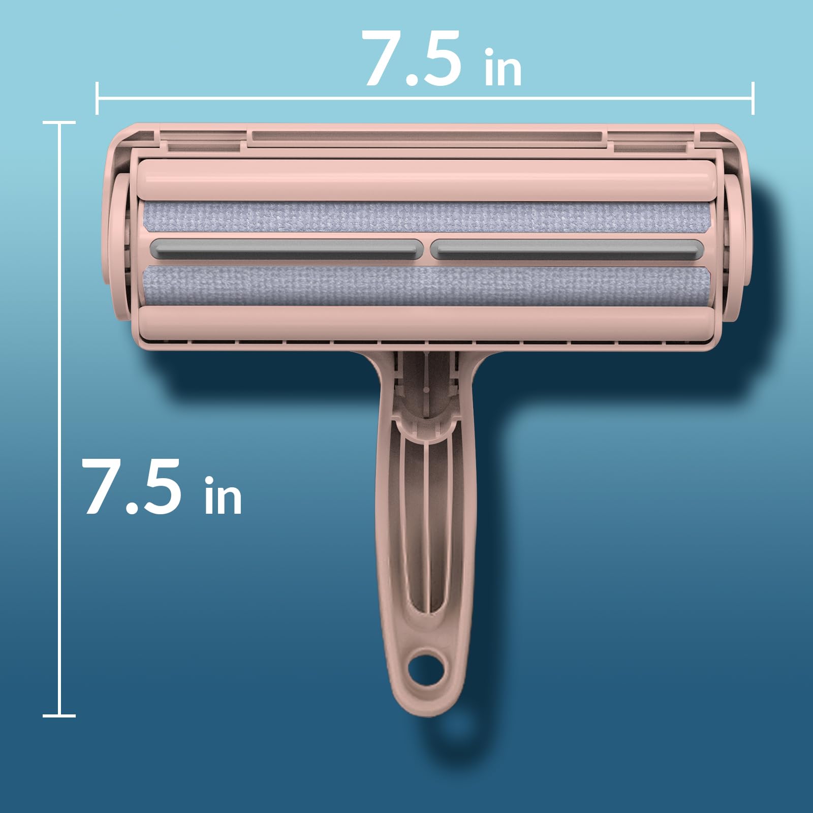 DELOMO Pet Hair Removal Tool built with durable nylon and ABS for long-lasting use