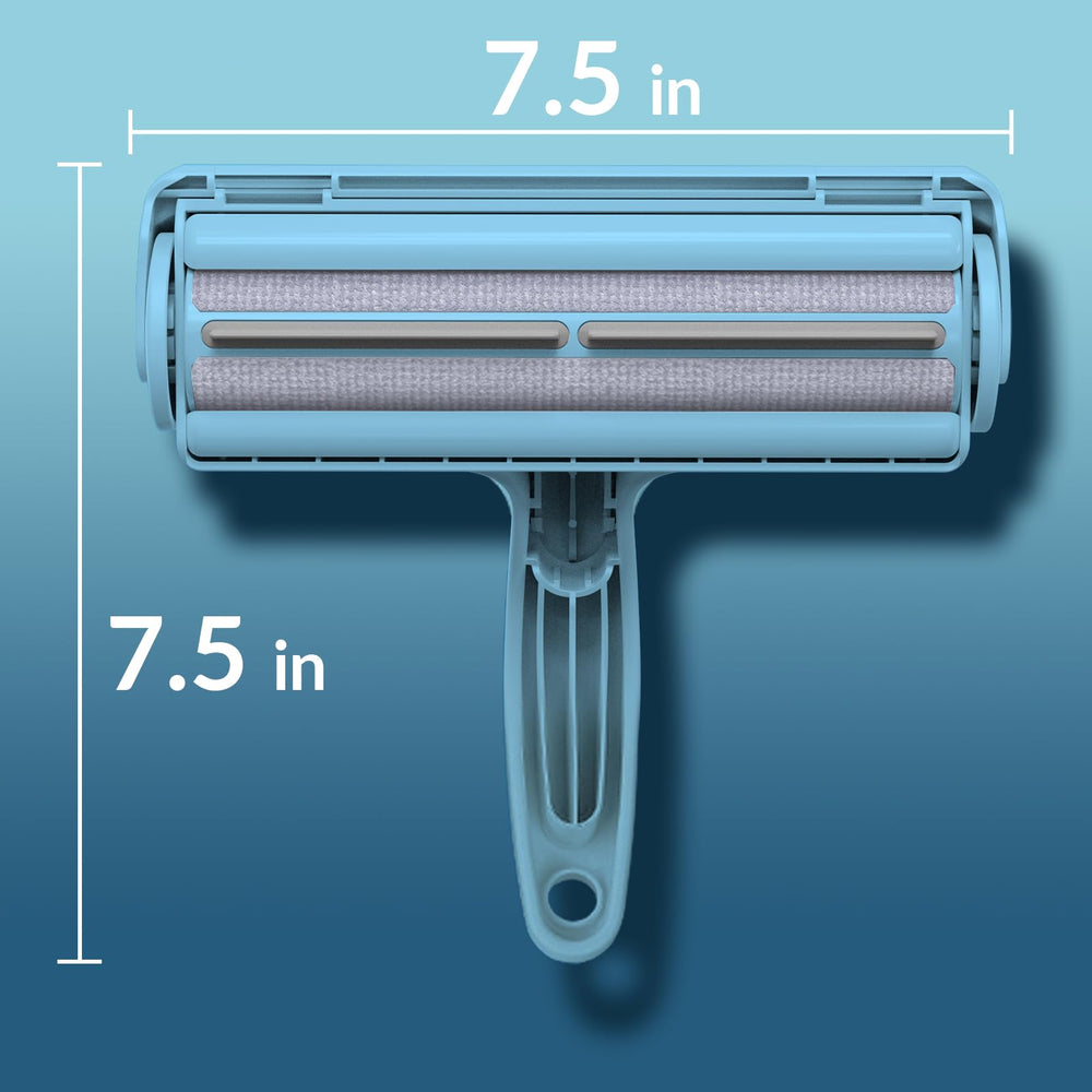 DELOMO Pet Hair Roller on car seat removes fur during road trips