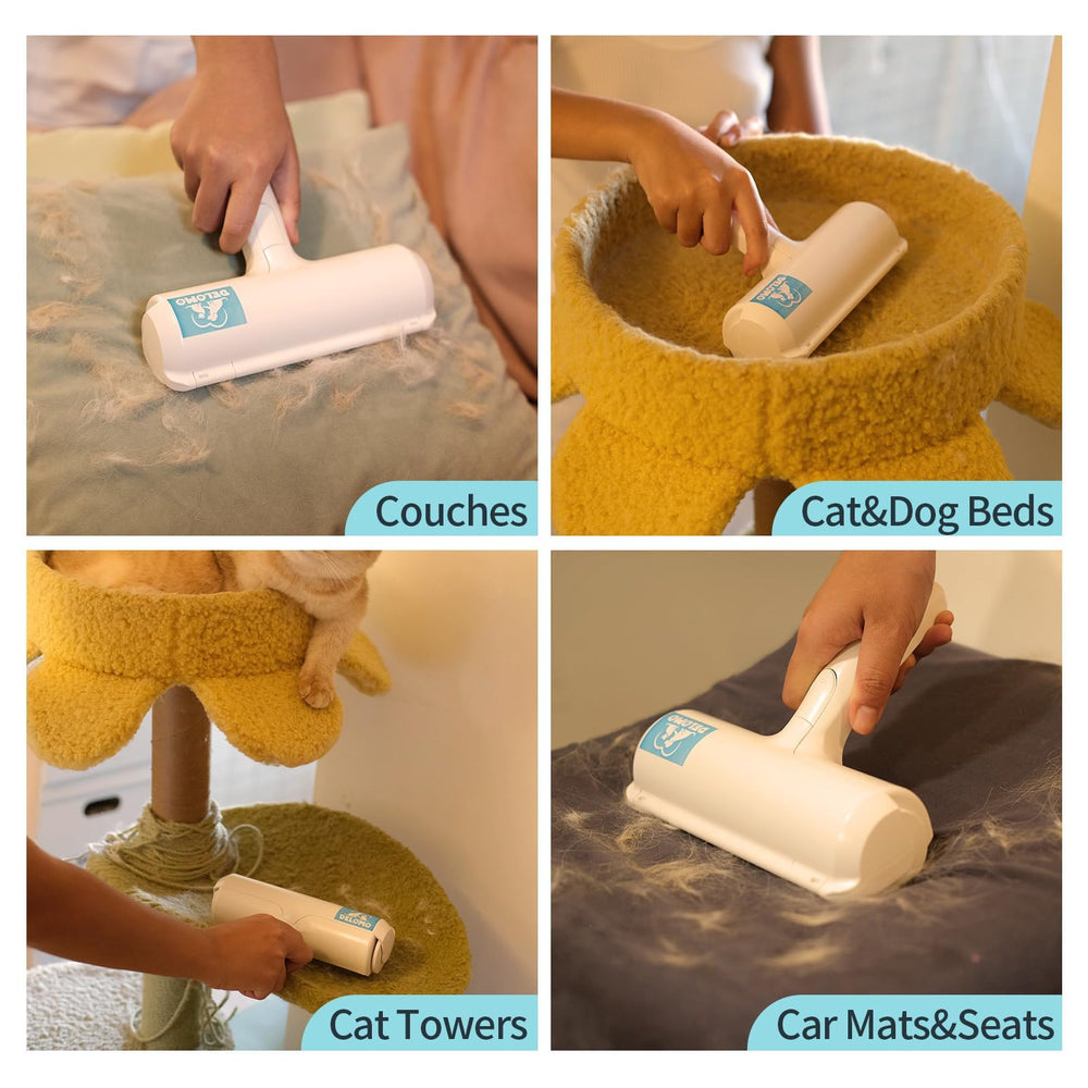 Durable materials of DELOMO Pet Hair Removal Tool used for heavy fur removal