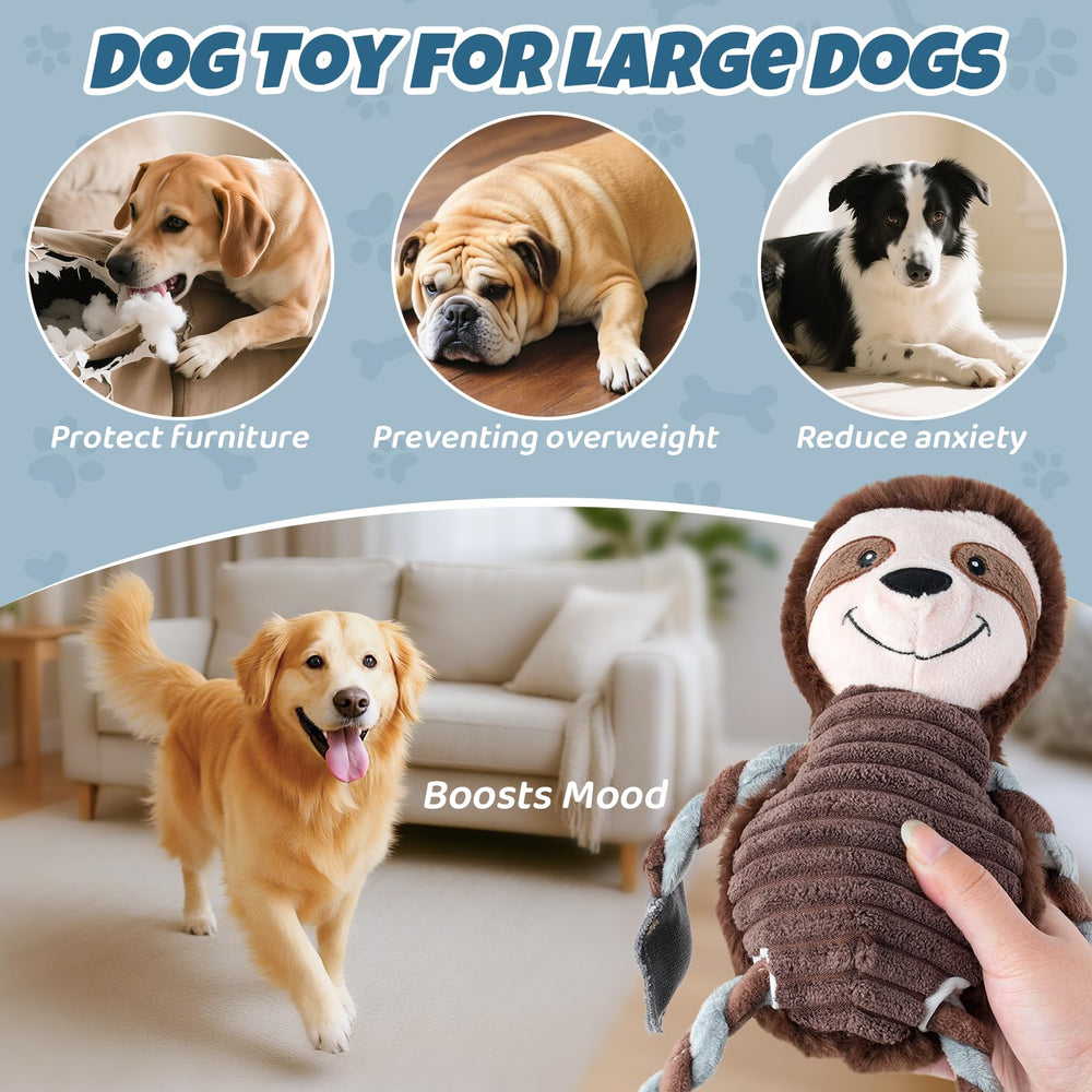 DELOMO stretch toy 28in dog toy for solo or tug-of-war