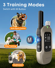 Delupet 2-in-1 AI chip collar illustrating precise bark detection in noisy settings